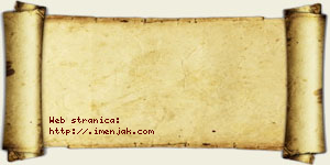 Ksenija Nedić vizit kartica